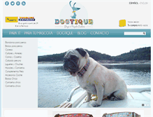 Tablet Screenshot of dogtique.com